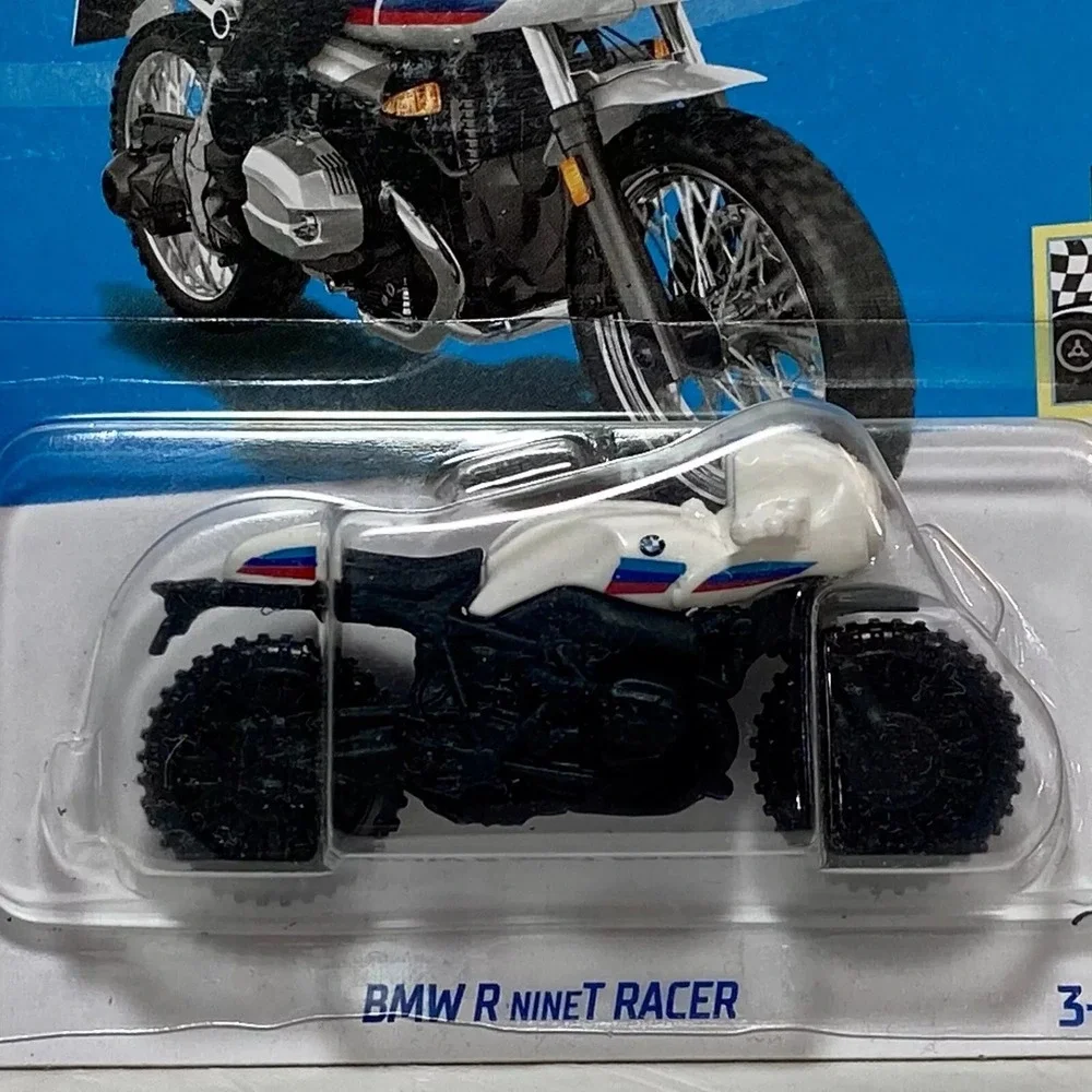 Hot Wheels BMW R nine T Racer 153/250 Retro Racers 10/10‎ White Motorcycle 2022
